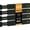 Black, variant on 4 Pack Drawer Dividers Bamboo 2.6" High, 16-22" Adjustable Drawer Organizers for Clothes, Expandable Dresser Separators in Bedroom/Bathroom/Kitchen/Office Organization and Storage