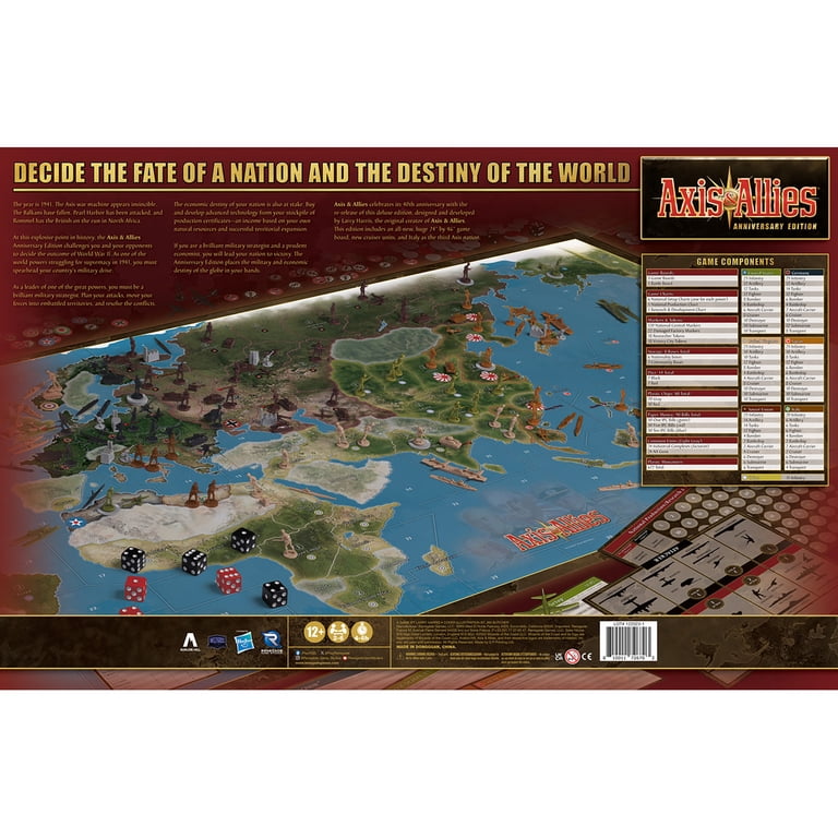 Axis & Allies: 40th Anniversary Deluxe Edition WWII Board Game