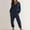 Navy Jumpsuit Overalls Carpenter, variant on Womens Fashion Daily Comfy Leisure Jumpsuit Overalls Olyvenn Women's Stylish Solid Color Casual Loose Fitting Jumpsuit Long Sleeved V-neck Jumpsuit Casual Pajama Pocket Jumpsuit Army Green 4