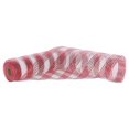 thumbnail image 4 of Holiday Time  10.5 inch x 5 Yards Poly Mesh With Metallic, Red & White Stripe, 4 of 4