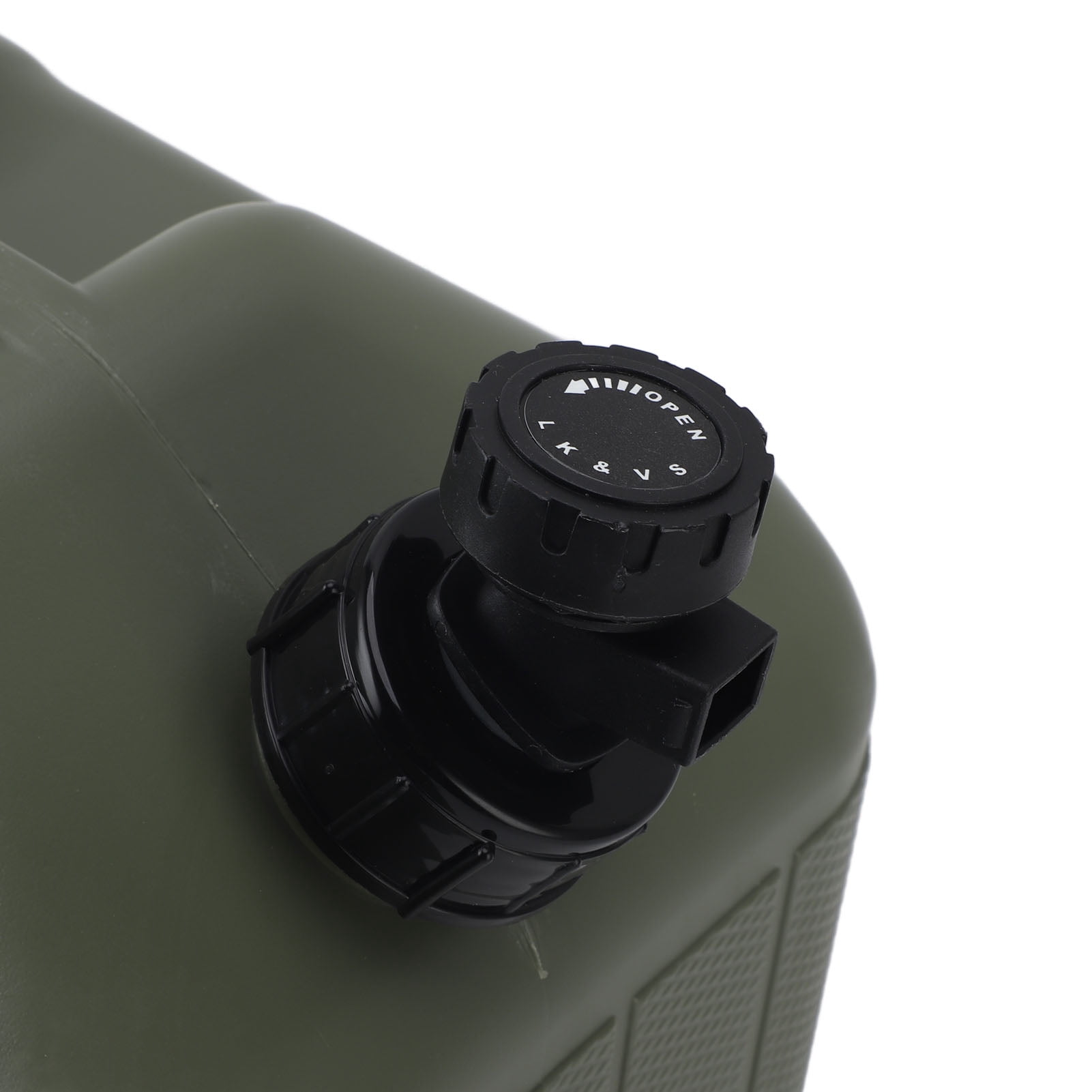 Suodoka Camping Water Container 10L Large Capacity Portable Square Green Car Water Storage Carrier Jug with Faucet, Lid, and Cleaning Brush for Outdoor Hiking RV Emergency Hydration Essentials
