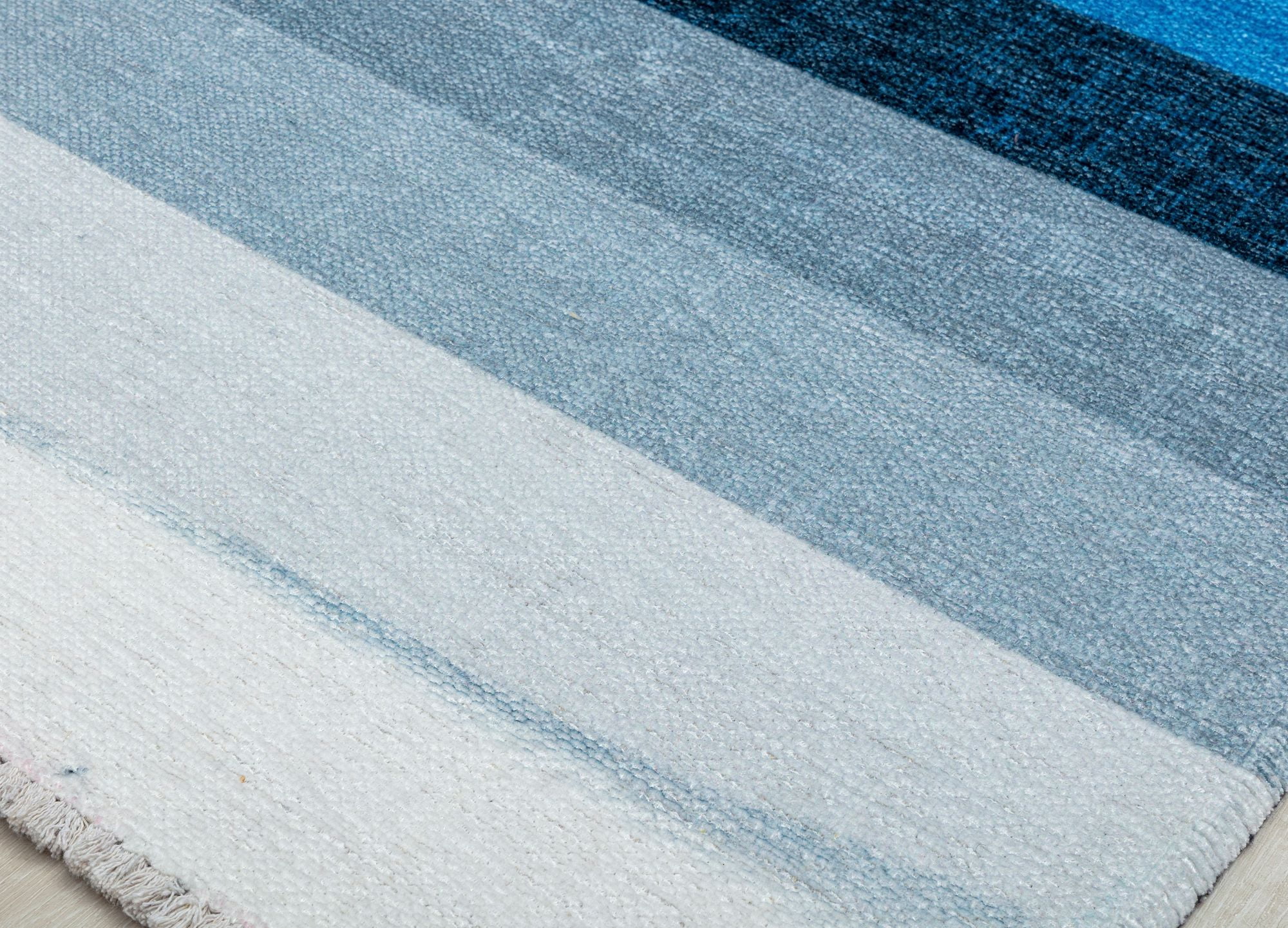 Elizabeth Sutton MI15A Flying Colors Stripe Mordern Multicolor Area Rug, 2'7" x 4'