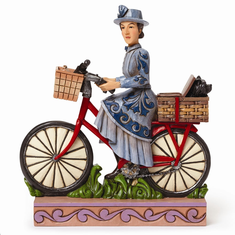 Wizard Of Oz Jim Shore Mrs Gulch On Bike Figurine