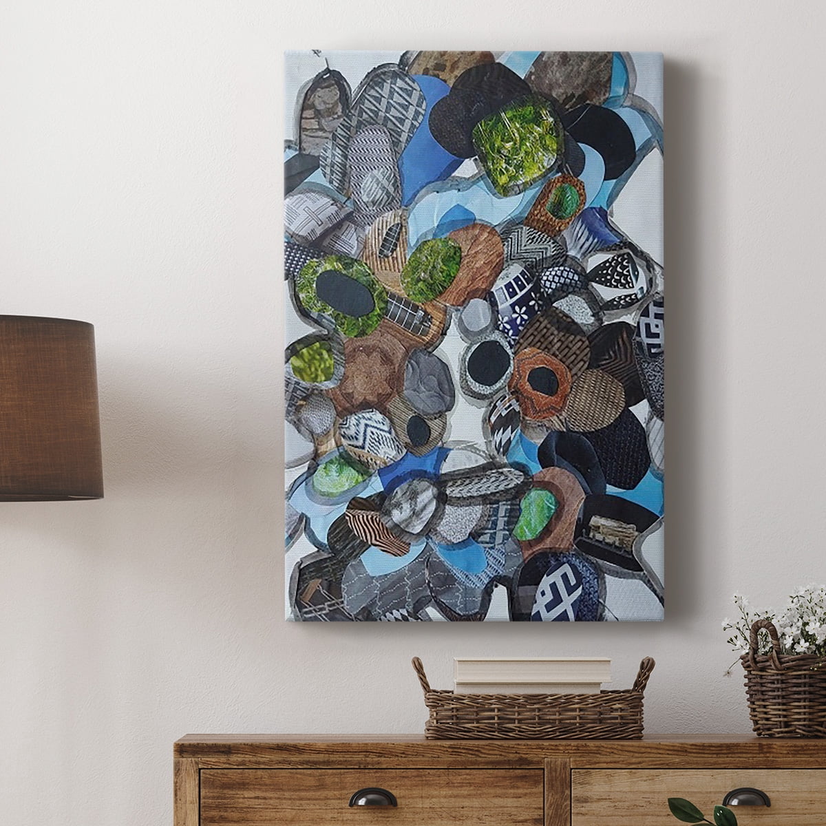 Catalina Island Blue Glass Premium Gallery Wrapped Canvas - Ready to Hang