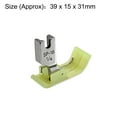 thumbnail image 2 of #SP-18 Pie prensatela industrial con bisagra para máquina de coser con guía derecha de 1/4" (6mm) Verde, 2 of 2