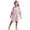 Purple, variant on Faraee Unisex Kids Hooded Swim Cover Up Robe Boy Girl Terry Cloth Quick Drying Zip up Bathing Suit for Beach Pool Bath (7-13T,Blue)