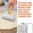 thumbnail image 4 of Marble Pizza Dough Roller, Non-Stick Pastry Rolling Pin with Wooden Handle, T-Type Roller Tool for Baking, 4 of 4
