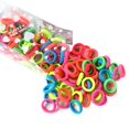 thumbnail image 1 of 100 Pcs Élastiques pour Queue de Cheval Sans Pli Bandes pour Cheveux Élastiques pour Queue de Cheval, 1 of 10