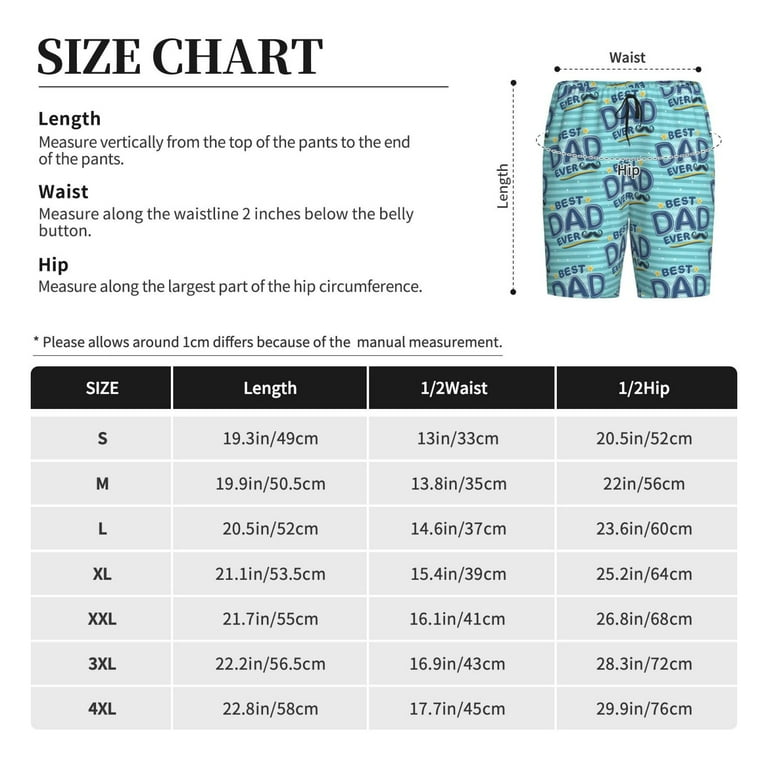 Lsque Best Dad Ever Mens Sleep Pajama Shorts,Short Pajama Pants