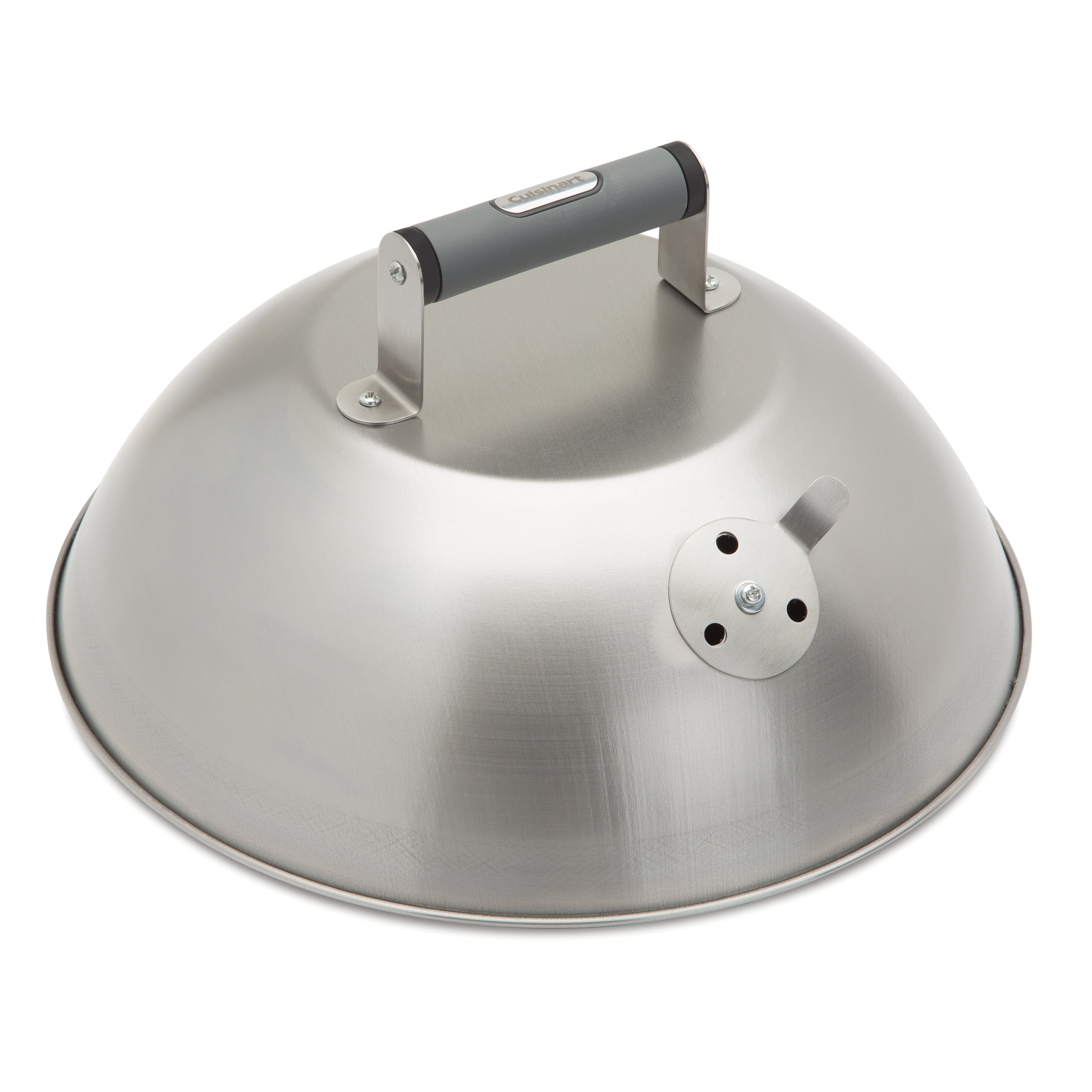 SS COOKING DOME D.28 cm W/ STEAM BUTTOM~ ENO 