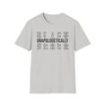 thumbnail image 2 of Unapologetically Black, Gildan Unisex Softstyle T-Shirt, Graphic Tee, S-3XL, 2 of 5