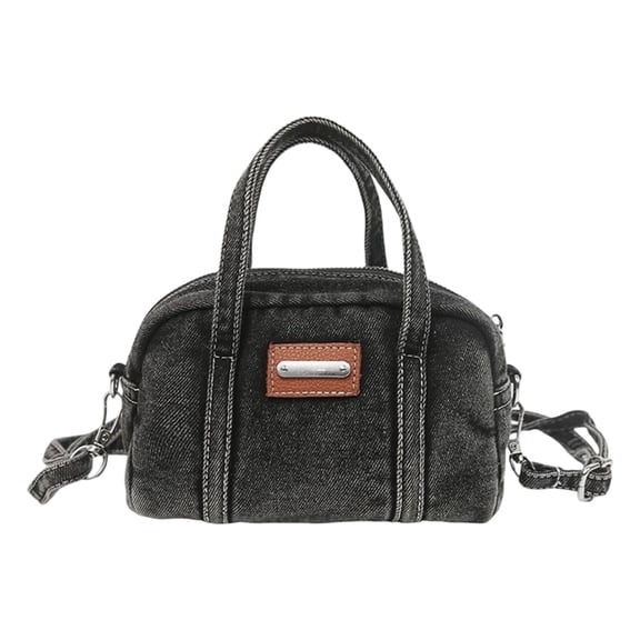 Women Soft Denims Toted Bag,Top Handle Handbags Satchel Purses Shoulder Bags Trendy Denims Crossbody Bags Messengers Bag