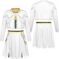 thumbnail image 3 of Guvpev G'irls Popular Singer Stage Costume, 3-Piece Pop Idol Group Cosplay Outfit with Jacket, Top & Skirt for Halloween Cosplay, Birthday Party & Fancy Dress Up, Ages 3-14, 3 of 8