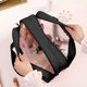 thumbnail image 5 of Neceser para hombre y mujer | Organizador de maquillaje y cosméticos de PU translúcido | Estuche de viaje de gran capacidad con asa y cremallera | Almacenamiento multiusos para accesorios,, 5 of 6