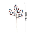 thumbnail image 3 of Artificial Decorative Berry Spray Branch with Glittered Foam Orbs for Home Office Party Event Arrangements and Displays, 3 of 5