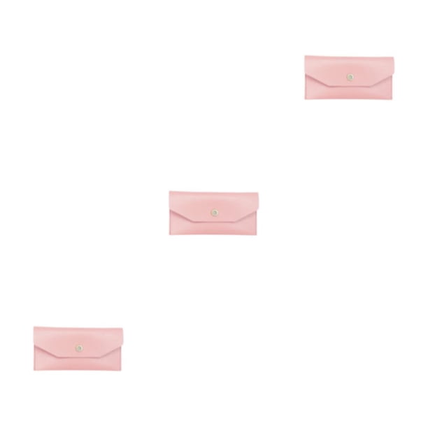 Sonducket Cartera en efectivo para mujer, Color sólido, Rectangular, botón a presión, elegante, exquisita, para chicas, monedero, Notecase, Type1 NO1