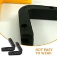 thumbnail image 3 of SOPOTUTU 4Pcs Compact Barbell Hanger Black Wall Mount Barbell Storage Rack for Home Use, 3 of 8
