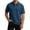Navy, variant on Zimjoy Men's Cotton Polo Shirts 3-Button Henley Neck Short Sleeve T Shirts Summer Casual Classic Tops, Navy L