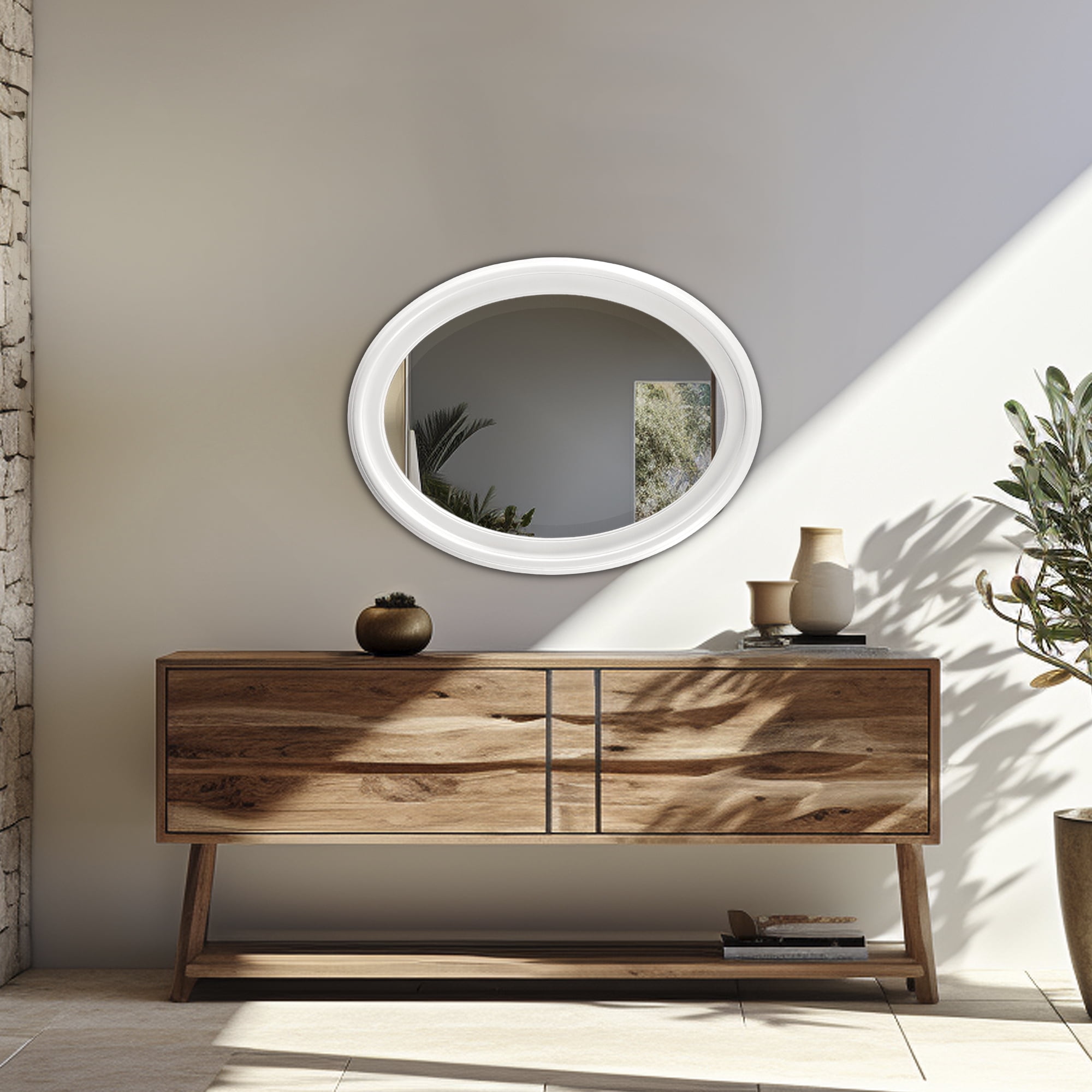 Tyler Dillon George White Wall and Accent Mirror