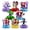 color6, variant on 8Pcs Spidey Party Supplies Set Honeycomb Centerpieces Double Sided Table Topper for Birthday Decorations