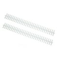 thumbnail image 3 of Binding Tool, 30 Hole 10 Pcs Binding Strip 65 Sheet Holdable Wear Resistant Rust Proof  For School Supplies White, 3 of 8