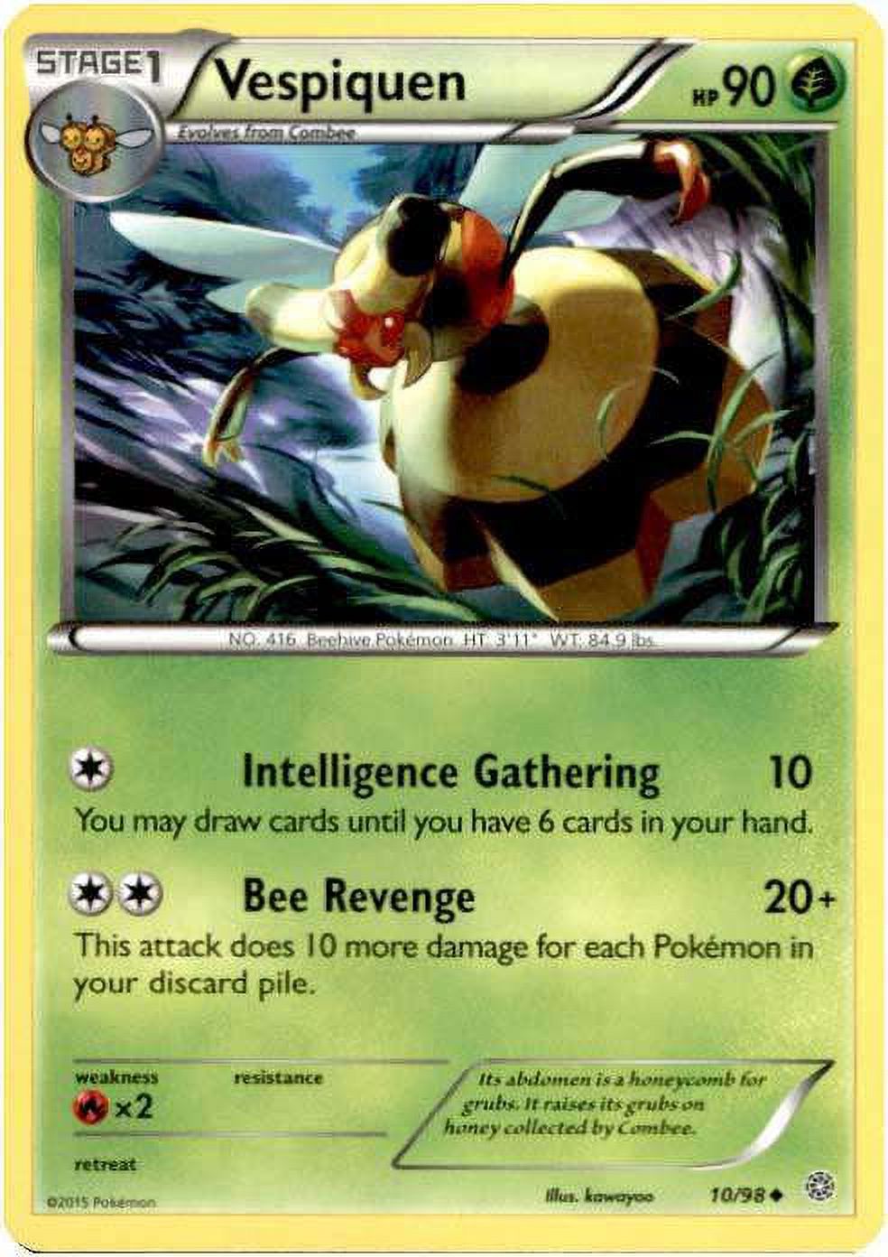Pokemon Ancient Origins Vespiquen #10