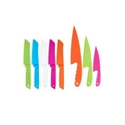 Kids Knife Set, Kids Safe Cooking Knives, Nylon Kids Kitchen Knife with Crinkle Cutter for Cooking & Cutting Fruit, Bread, Lettuce, 8Pcs, by Casewin