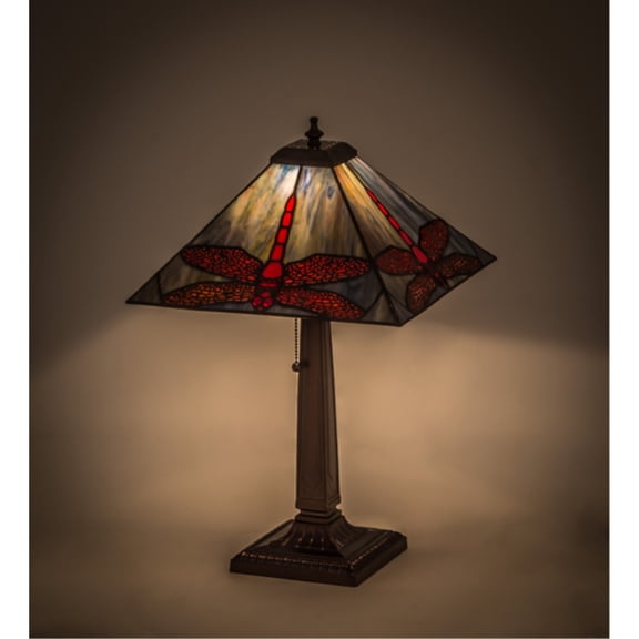 21"H Prairie Dragonfly Table Lamp