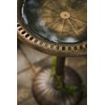 thumbnail image 4 of XBrand Lightweight Plastic Flower Design Birdbath and Birdfeeder, Outdoor Garden, Yard, Lawn, Porch Decor, 33 Inch Tall, Bronze, 4 of 13