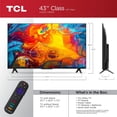 thumbnail image 4 of Televisor LED 43 Pulgadas TCL UHD 4K HDR Smart TV con HDMI y Modo de Juego Compatible con Alexa y As, 4 of 9