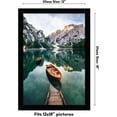 thumbnail image 3 of 12x18 Poster Frame with Shatter-Resistant Glass - Signature Collection - Gallery-Style Frames Made of Engineered Wood - Photo Frame for Wall Display - Black, 3 of 4