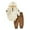 Beige, variant on Zshosam Newborn Baby Boy Clothes Baby Boy Clothes Long Sleeve Ribbed Knitted Romper Pants Set with Hat Newborn Fall Winter Outfits Size 6 9 Months,(Beige 6-9 Months)