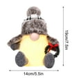 thumbnail image 6 of Stijggn Christmas Gnomes Plush Decorations with Light Christmas Tree Decorations Santa Claus Plush Doll Reindeer Stuffed Animal Snowman Christmas Stuffed Animal for Home Holiday Party Decor Ornaments, 6 of 6
