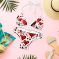 thumbnail image 6 of Valentine's Day Love Detachable Sponge Adjustable Strap Bikini Set - Two-Pack Swim Wear One-Piece Swimsuits, 6 of 6