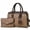 1989Khaki, variant on Women's Leather Handbag Set - 2pcs Top Handle Satchel with Clutch Purse, Designer Crossbody Bag for Work & Everyday Use