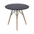 thumbnail image 4 of Set de Comedor Oslo 80 Mundo In Mesa Negra y 4 Sillas Eames Blanco Minimalista, 4 of 7