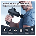 thumbnail image 3 of Pistola De Masaje 6 Velocidades 5000mah Pantalla Lcd Belug, negro, 3 of 5