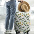thumbnail image 2 of Cartoon Tractors Hay Bales White Pattern Luggage Cover Fashion Suitcase Cover Baggage Covers Fit 25-28 Inch Luggage (Go Travel), 2 of 5