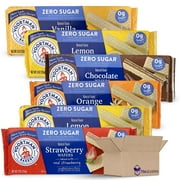 Sugar Free Wafers by Voortman | 9 Ounce | 6 Pack, 5 Unique Flavors | Chocolate, Lemon, Orange, Strawberry, Vanilla