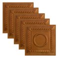 thumbnail image 1 of Great Lakes Tin Cleveland Copper 2ft x 2ft Lay In Ceiling Tiles (5 Pack), 1 of 6