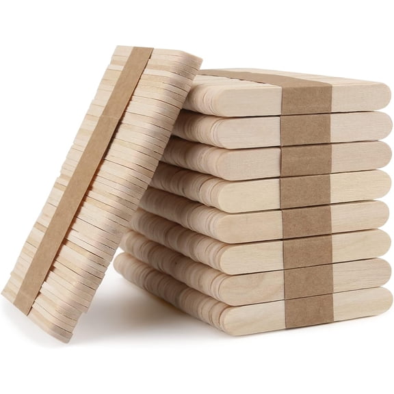 XIBUFE 450PCS 2.5 inch Craft Sticks,Wood Popsicle Sticks,Craft Sticks for Home and School Crafts,ice cream sticks Ideal for Arts and Handwork
