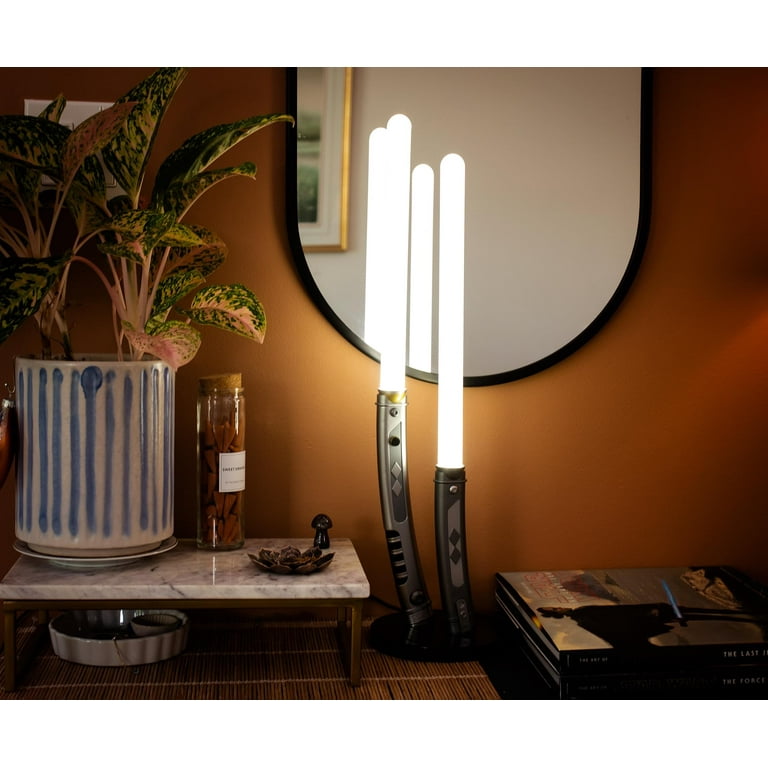Star Wars Ahsoka Tano Dual Lightsabers Desktop LED Mood Light 23 Inches Tall