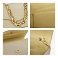 thumbnail image 3 of Chain Clutch Purse Glitter Frosted Evening Bag Party Cocktail Prom Handbags for Women, 3 of 6