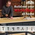 Dextra 48’’ Work Benches for Garage Work Table with Power Outlets