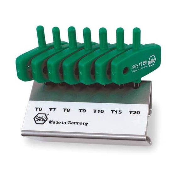 Wiha 7 Piece Torx? Flag Handle Torx? Key Set, 36590 36590