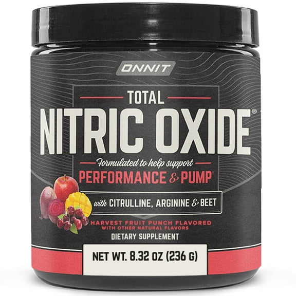 ONNIT Total Nitric Oxide®, Harvest Fruit Punch (20 Serving Tub)