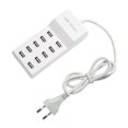 thumbnail image 2 of 10 Ports USB Fast Charging Station Power Adapter Phone Tablet Camera Charger Hub, 2 of 10