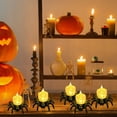 thumbnail image 4 of Vrorvz Halloween Decorations Led Araneid Candle Lights for Spooky Indoor Outdoor Decor with Safe Flickering Effect Suit for Party Festive Ambiance 3.1in Multicolor, 4 of 6