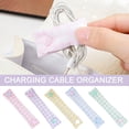 thumbnail image 3 of Portable Cable Clip, 5.31 x 1.18 in Cloth Organizer, Stops Cables from Knotting, Ideal for Headphones and Chargers, 3 of 8