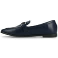 thumbnail image 2 of Journee Womens Mizza Loafer Slip On Square Toe Dress Flats, Widths Available, 2 of 9